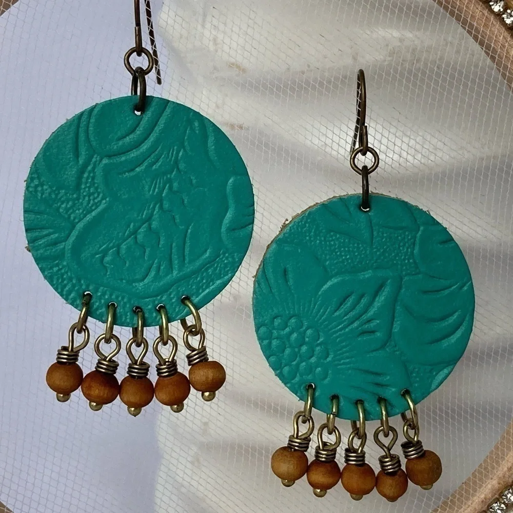 BOHO Beaded Earrings - Picture 1 of 8